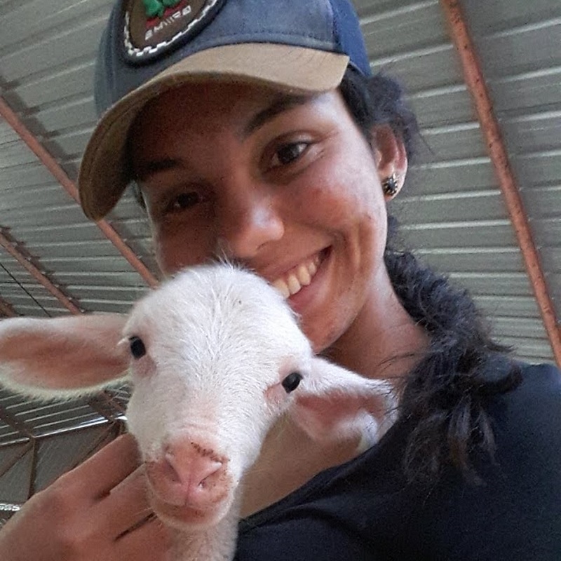 Estudante de Zootecnia Janaína Vidal